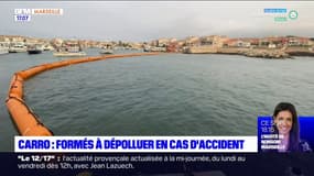 Martigues: une formation à la dépollution au port de Carro