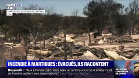 Incendie à Martigues: évacués, ils racontent