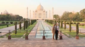 Escapade des Macron au Taj Mahal 