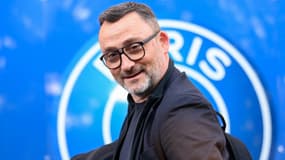 Franck Haise lors de PSG-Lens, 15 avril 2023