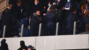 Jean-Michel Aulas lors de Paris FC-OL en Coupe de France