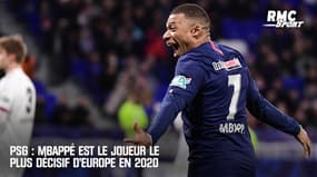 PSG : Mbappé, joueur le plus décisif en 2020 devant Dembélé et le duo Messi-Ronaldo