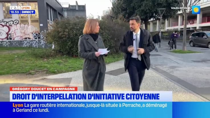 Grégory Doucet (Les Écologistes) en Campagne