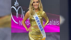 Agathe Cauet est la nouvelle Miss Nord-Pas-de-Calais.