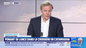 Hervé Gastinel (Ponant) : Lancement de la croisière en Catamaran - 18/04