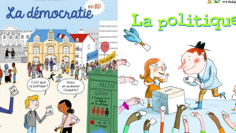 L'un pour les grands, l'autre pour les petits, mais deux livres pour expliquer ce qu'est la politique