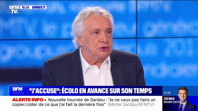 Michel Sardou: "Je pense que tout le monde est écolo (...) J'aime l'écologie, je n'aime pas l'écologie politique"