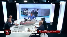 Echange tendu entre les GG et un militant des Black Blocs