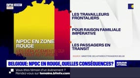 Le Nord-Pas-de-Calais classé en rouge par la Belgique: quels sont les déplacements autorisés?