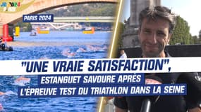 Paris 2024 : "Une vraie satisfaction", Estanguet savoure après l’épreuve test du triathlon dans la Seine