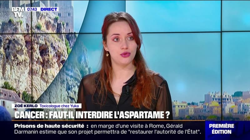 Aspartame: "Il n'y a pas de place pour ce type de composés dans l'alimentation", alerte une toxicologue