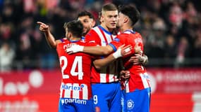 Les joueurs de Gérone le 18 décembre 2023