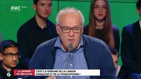 Semaine de la langue Française : "On se voile la face avec la langue française en croyant un tas de choses, mais dès que tu vas à l'étranger, si tu ne parles pas anglais, tu ne communiques avec personne ! Johnny Blanc #GGRMC 
