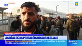 Emmanuel Macron à Marseille. Les réactions partagées des Marseillais