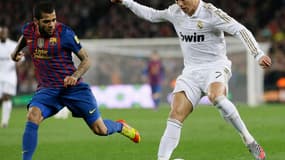 Daniel Alves et Cristiano Ronaldo
