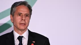 Le secrétaire d'Etat américain Antony Blinken lors d'une conférence de presse à Rome, en Italie, le 28 juin 2021 (photo d'illustration)