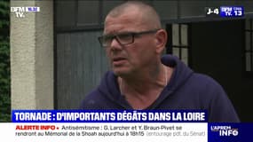 "Sur trois minutes, ça a été très violent": d'importants dégâts dans la Loire après le passage d'une tornade