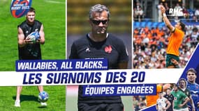 Mondial rugby : Wallabies, All Blacks... les surnoms des 20 équipes engagées 