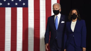 Joe Biden et Kamala Harris Biden à Wilmington, dans le Delaware, mercredi 12 août