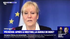 Nadine Morano avoue que le meeting est "un exercice compliqué" pour Valérie Pécresse