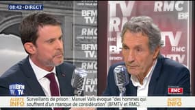 Manuel Valls face à Jean-Jacques Bourdin en direct