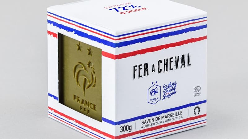 Le savon FFF de la savonnerie du Fer à cheval