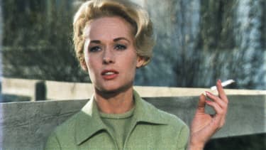 Tippi Hedren dans "Les Oiseaux"
