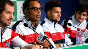 Richard Gasquet, Yannick Noah, Jo-Wilfried Tsonga et Pierre-Hugues Herbert