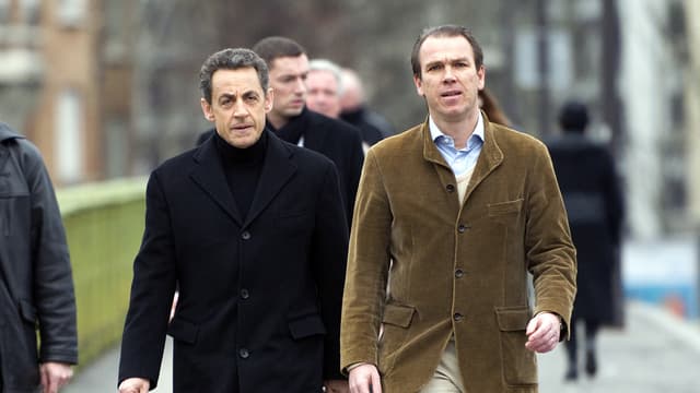 Guillaume Lambert avec Nicolas Sarkozy en février 2012.