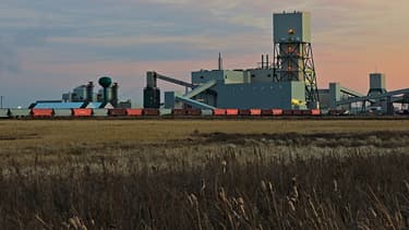 La mine Cory, au sud-ouest de Saskatoon au Canada.
