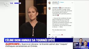 Atteinte d'un "trouble neurologique rare", Céline Dion annule une partie de sa tournée