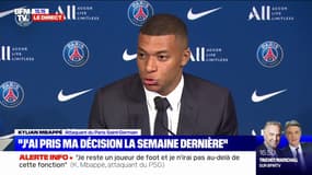 Kylian Mbappé: "J'ai pris ma décision la semaine dernière"
