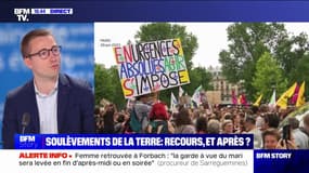 Dissolution des Soulèvements de la Terre: "J'ai été assez surpris de l'imprécision des attaques du ministère de l'Intérieur", indique Antoine Léaument (LFI)
