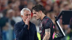 José Mourinho et Nicolo Zaniolo