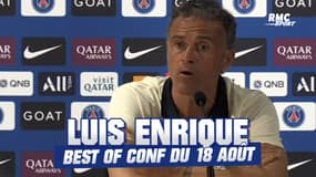 PSG : Le meilleur de la conf' de Luis Enrique du 18 août