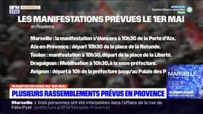 Mobilisation du 1er-Mai: plusieurs manifestations attendues en Provence