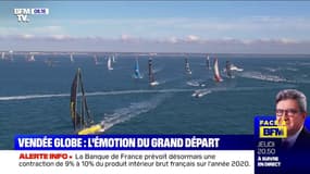 Les images du grand départ de l'édition 2020 du Vendée Globe