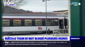 Hautes-Alpes: le train de nuit bloqué plusieurs heures dans le Buëch
