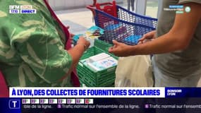 A Lyon, des collectes de fournitures scolaires