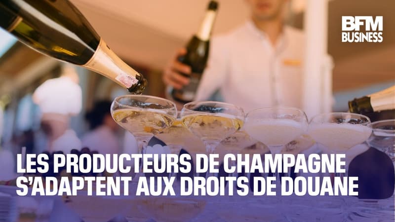 Les producteurs de champagne s'adaptent aux droits de douane