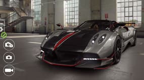 La nouvelle voiture de Pagani découverte sur un jeu mobile.