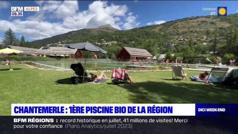Hautes-Alpes: à Chantemerle, la première piscine bio de la région