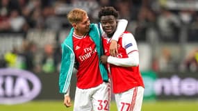 Bukayo Saka et Emile Smith-Rowe