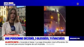 Incendie à Vaise: une personne est morte, trois blessées et 11 évacuées