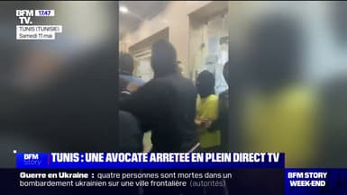 Tunisie: une avocate arrêtée en plein direct à la télévision