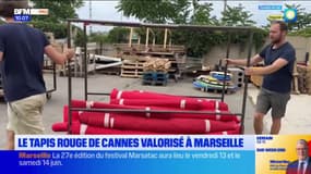 Le tapis rouge de Cannes a le droit à une seconde vie à Marseille