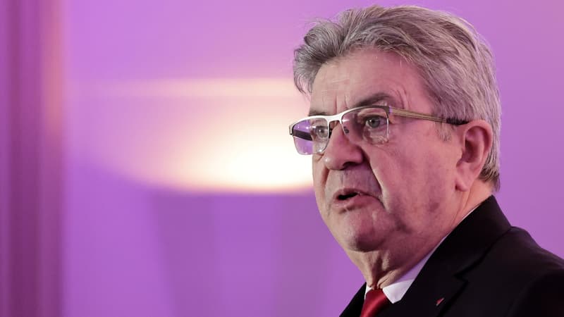 Jean-Luc Mélenchon à Villeneuve-Saint-Georges, le 23 janvier 2025