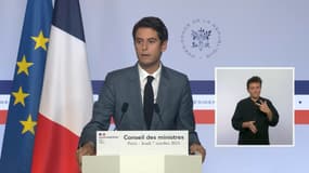 Gabriel Attal le 7 octobre 2021 