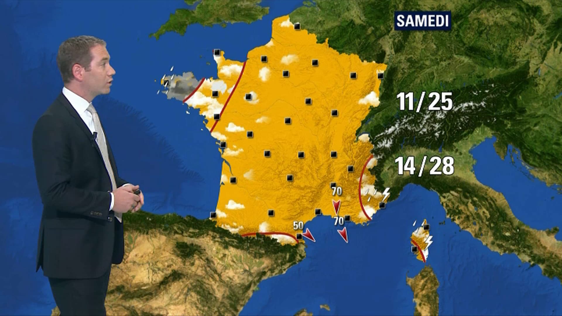 meteo samedi