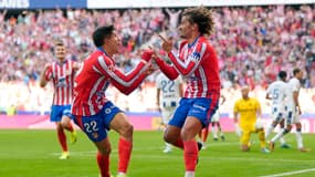 Antoine Griezmann avec l'Atlético de Madrid, le 20 octobre 2024